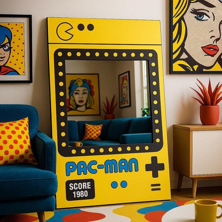 The Retro Arcade Mirror — Pac-Man Edition 120/80