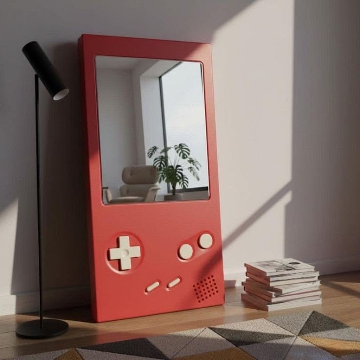 The Arcade Icon Mirror – Retro Pop-Art Edition150/80